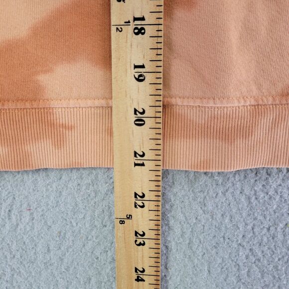 Billabong Crewneck Sweatshirt Womens M Peach Orange Oversized Sun Moon Sweater - Picture 8 of 8